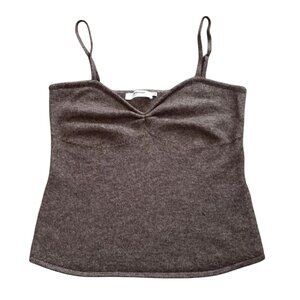 NWOT ASTR the Label Wool Blend Tank Top Brown/Gray Heather Size XL